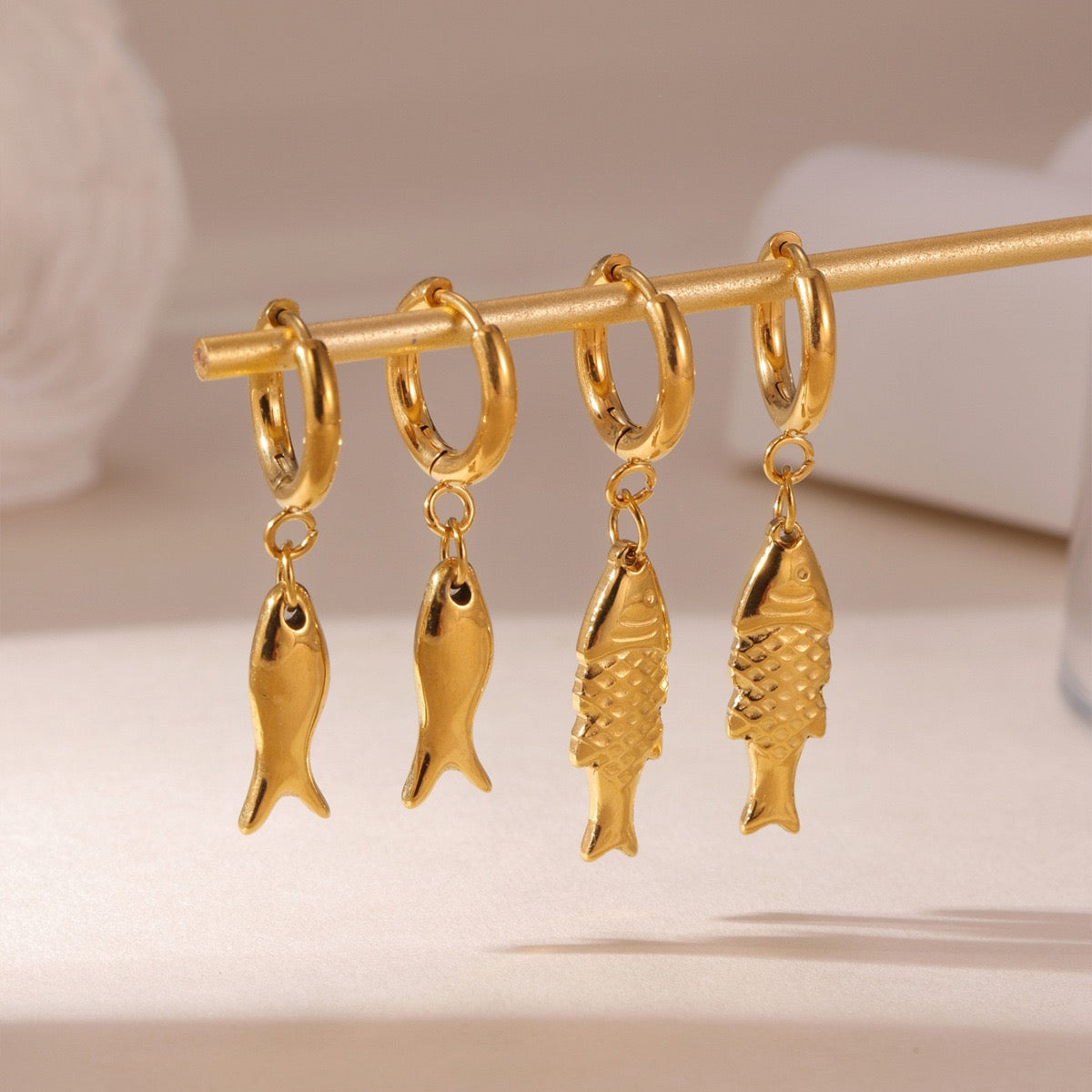 Golden fish hoops