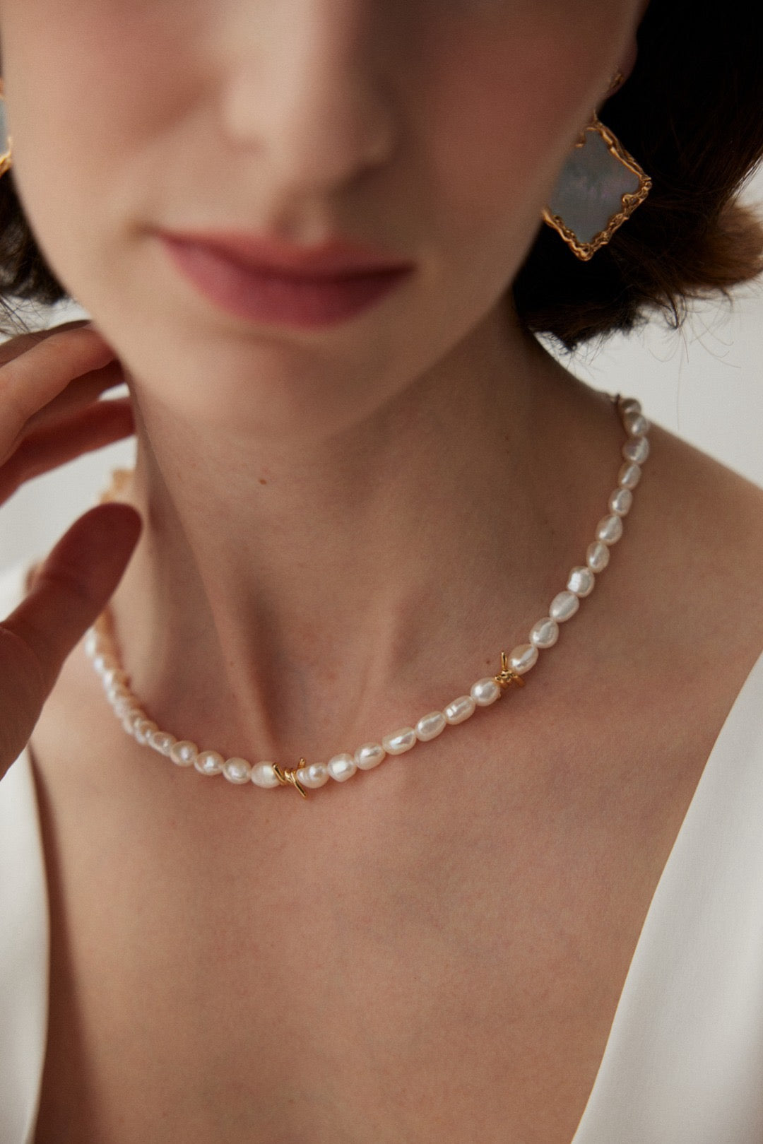 Norwalk Twist Pearl necklace