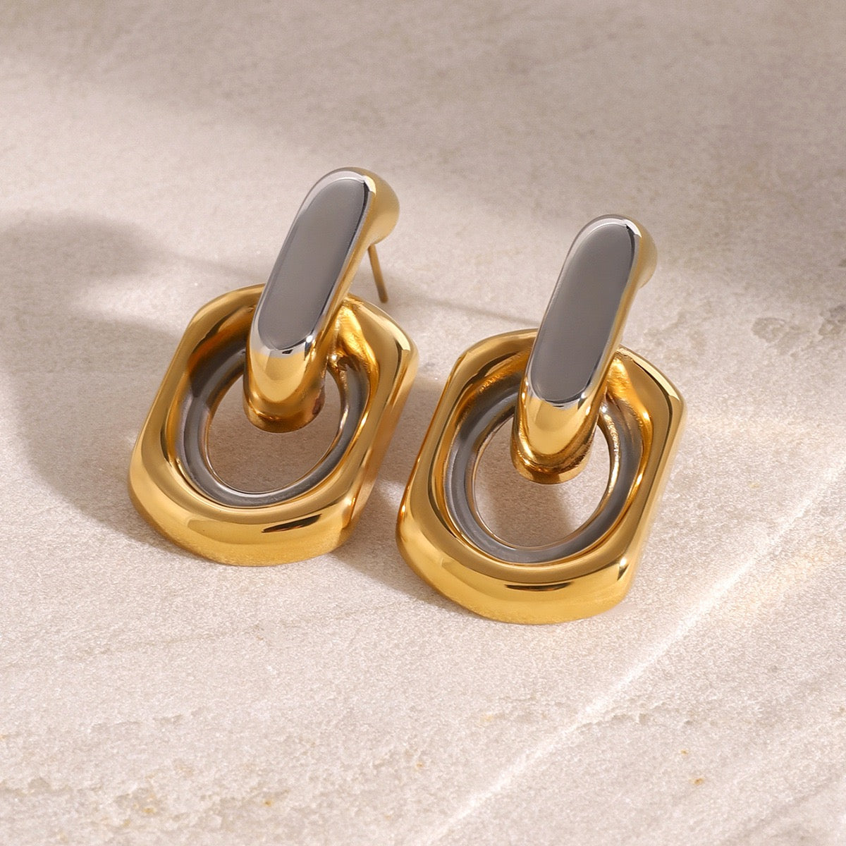 Louisa hoops abstract earrings