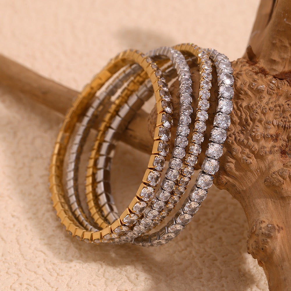 Stretchy Rocky bangle