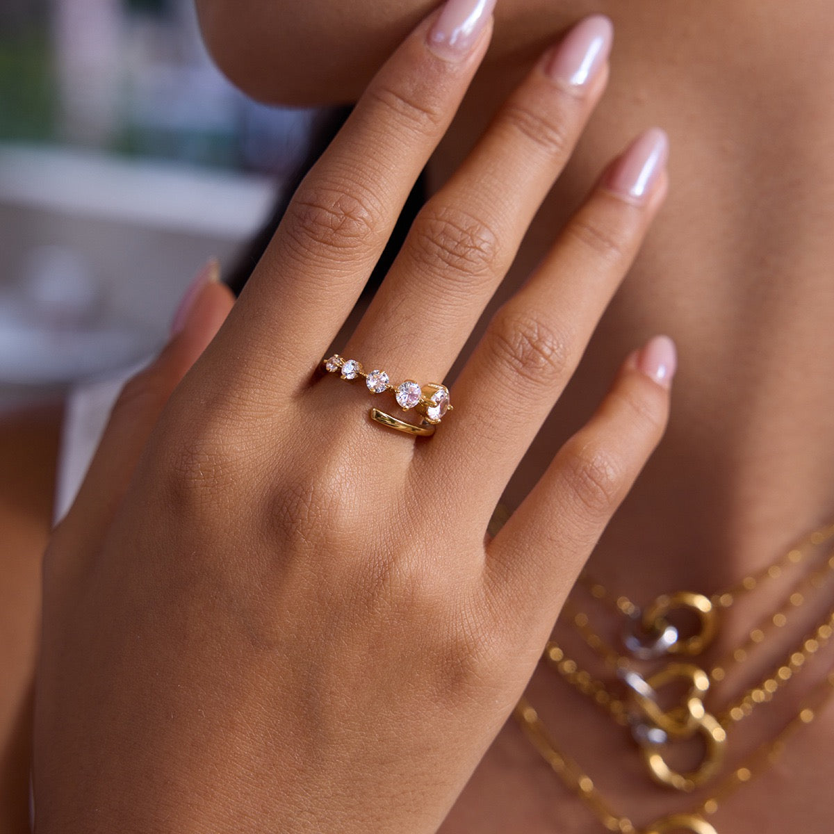Dorren Double star rings
