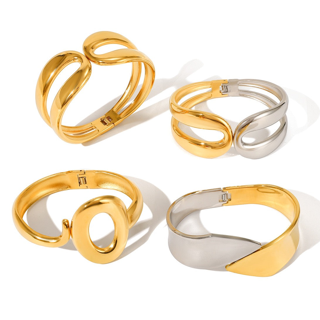 Huggie band bangles