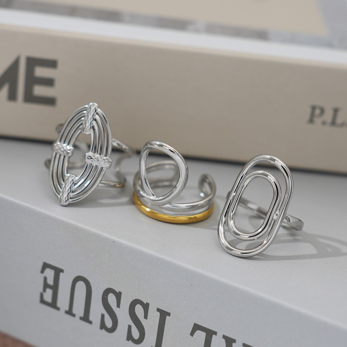 Silver paradise rings