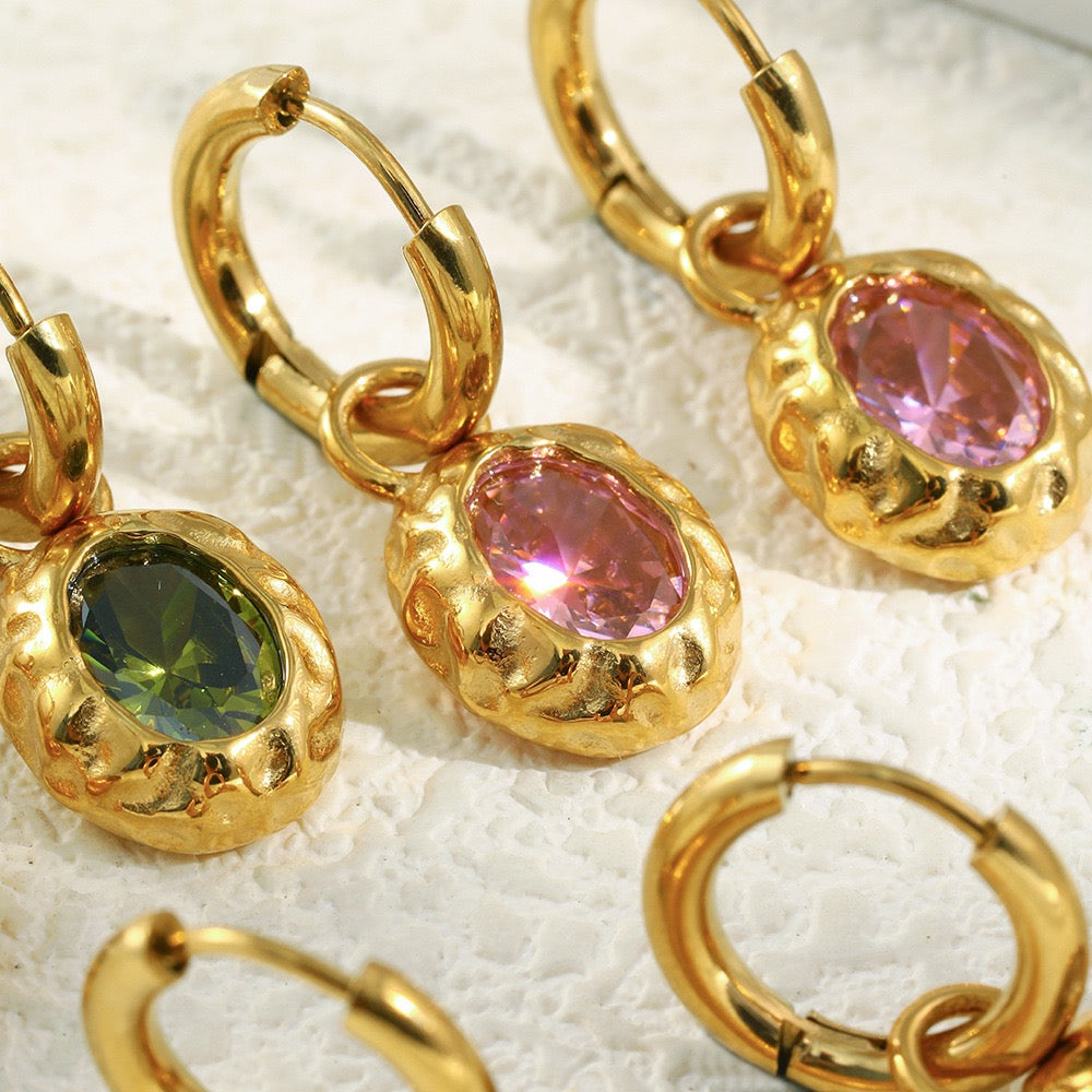 Sugar rock rainbow hoops