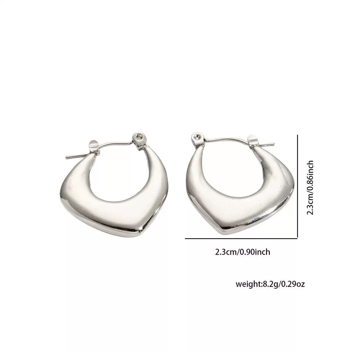 Classic chubby hoops