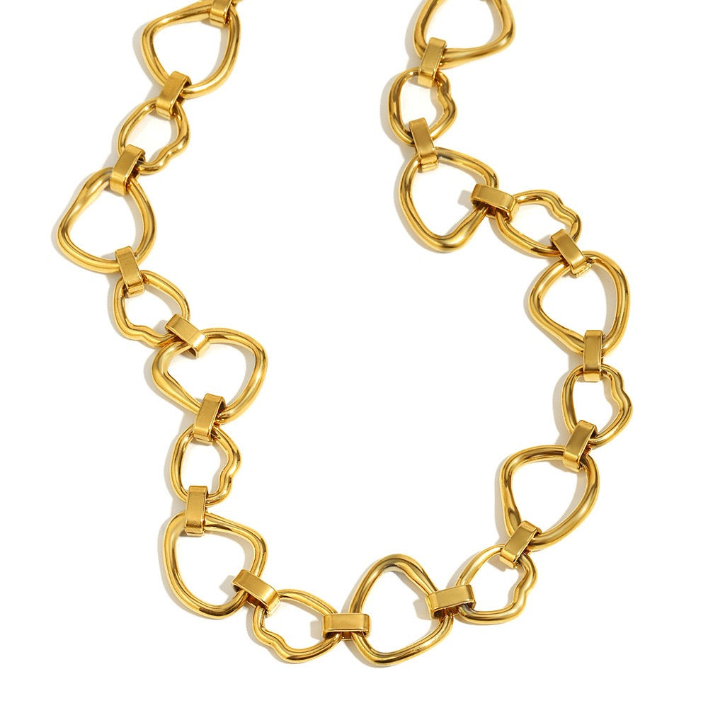 May hoop chain necklace