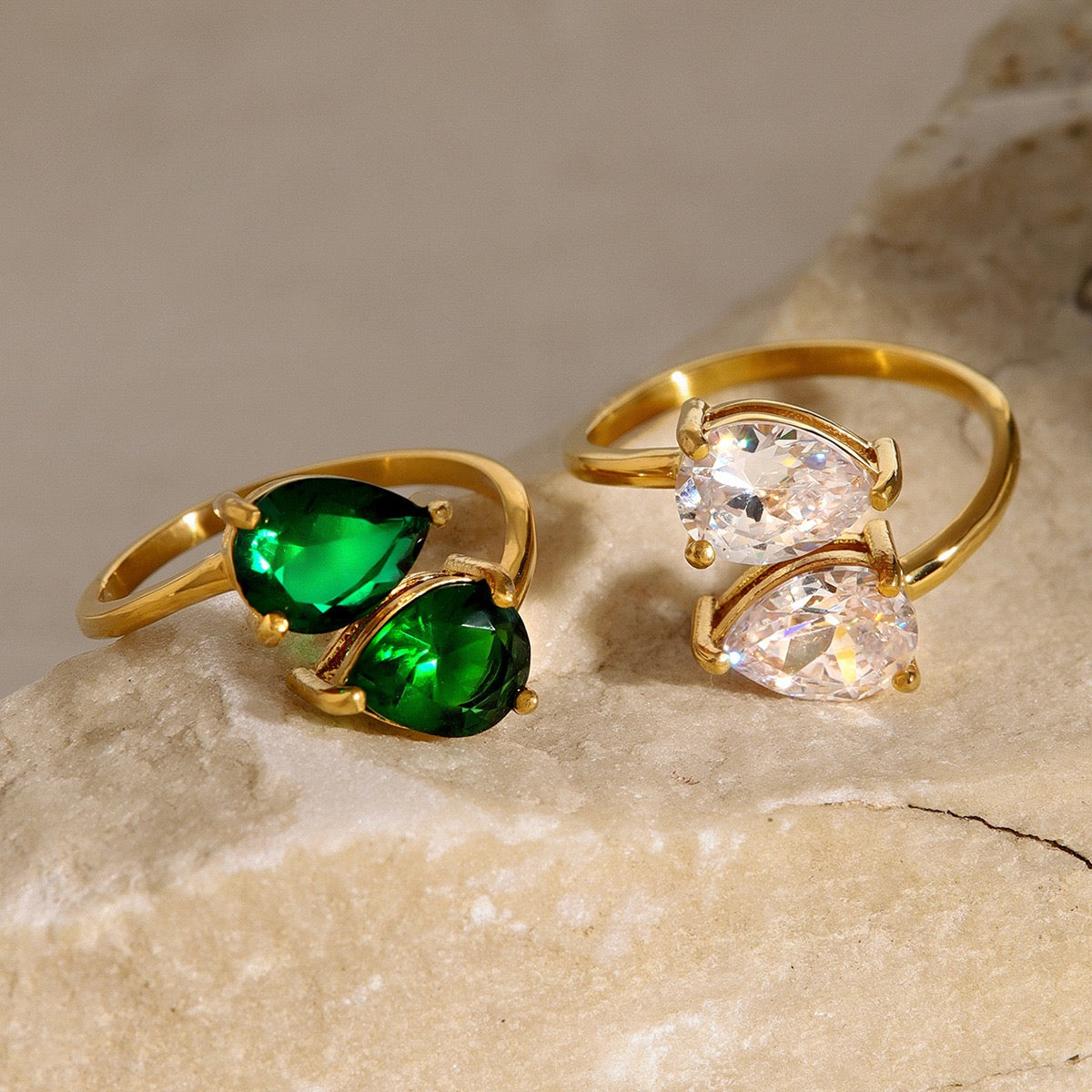 Valentina Emerald Rings