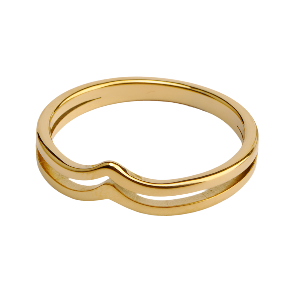 Busina Double wave rings