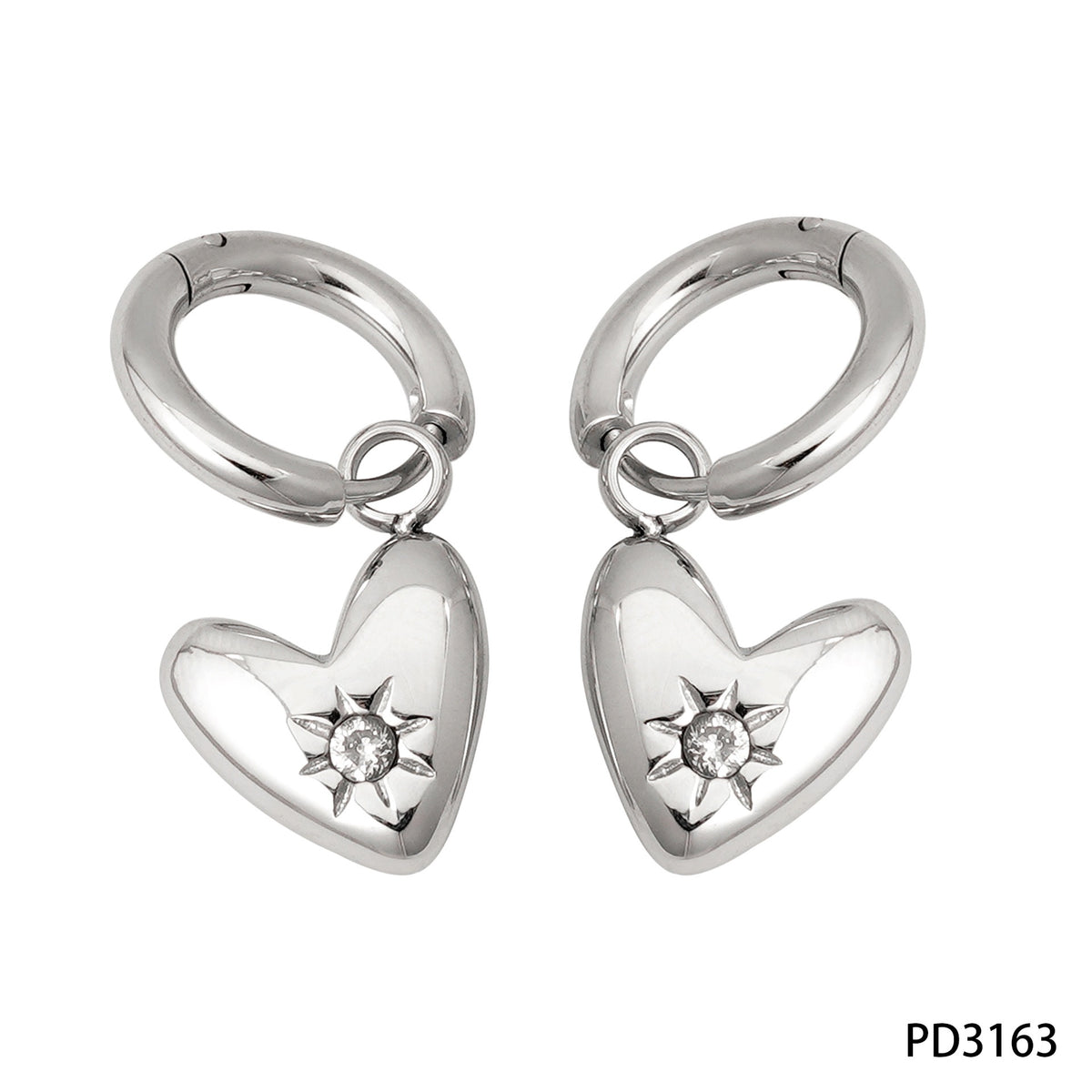Selene Heart earrings