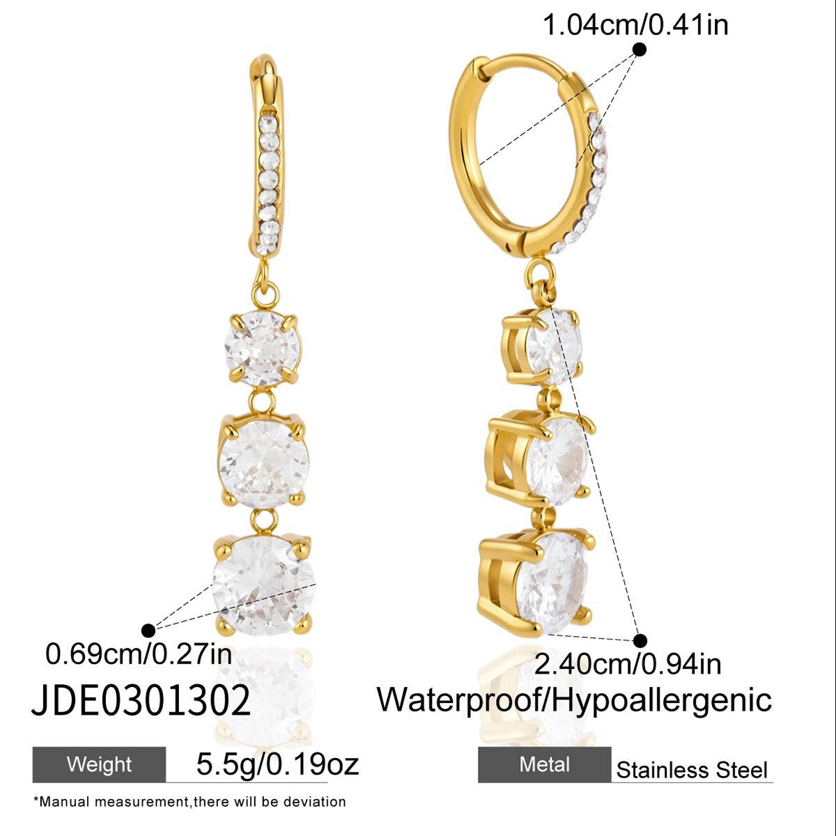 Little stars earrings collections
