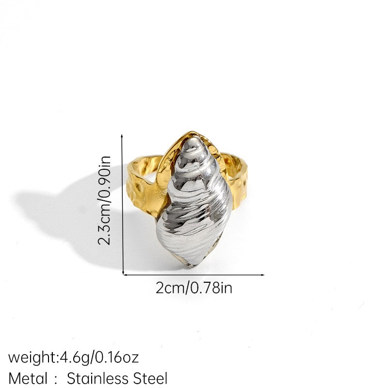 Two tones ocean rings
