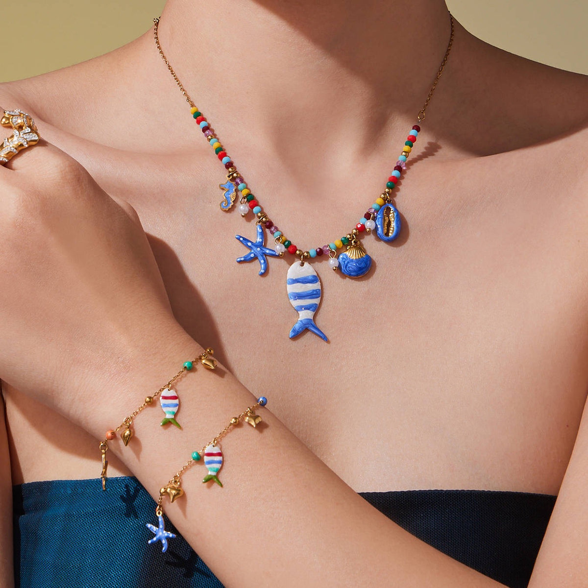 Blue Bondi sun charm collections