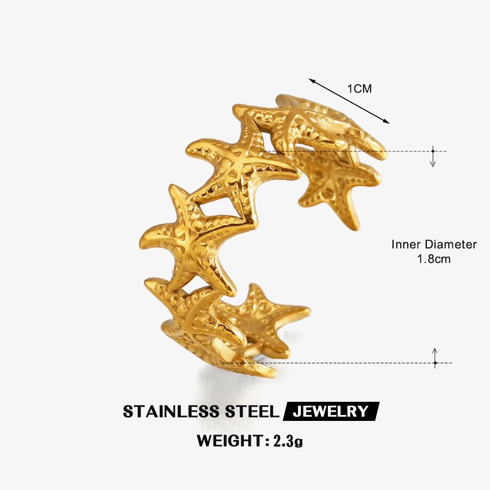 Glen classic dainty starfish earrings