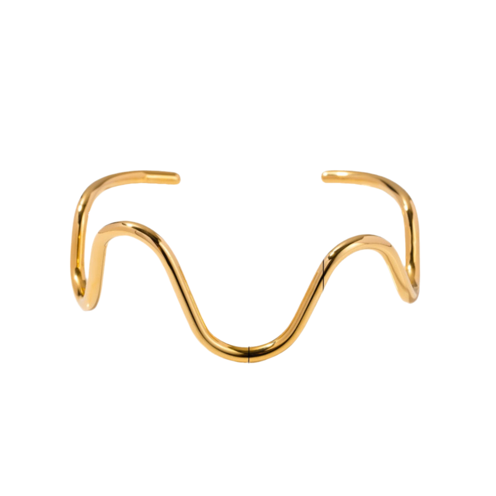 Wave bangle