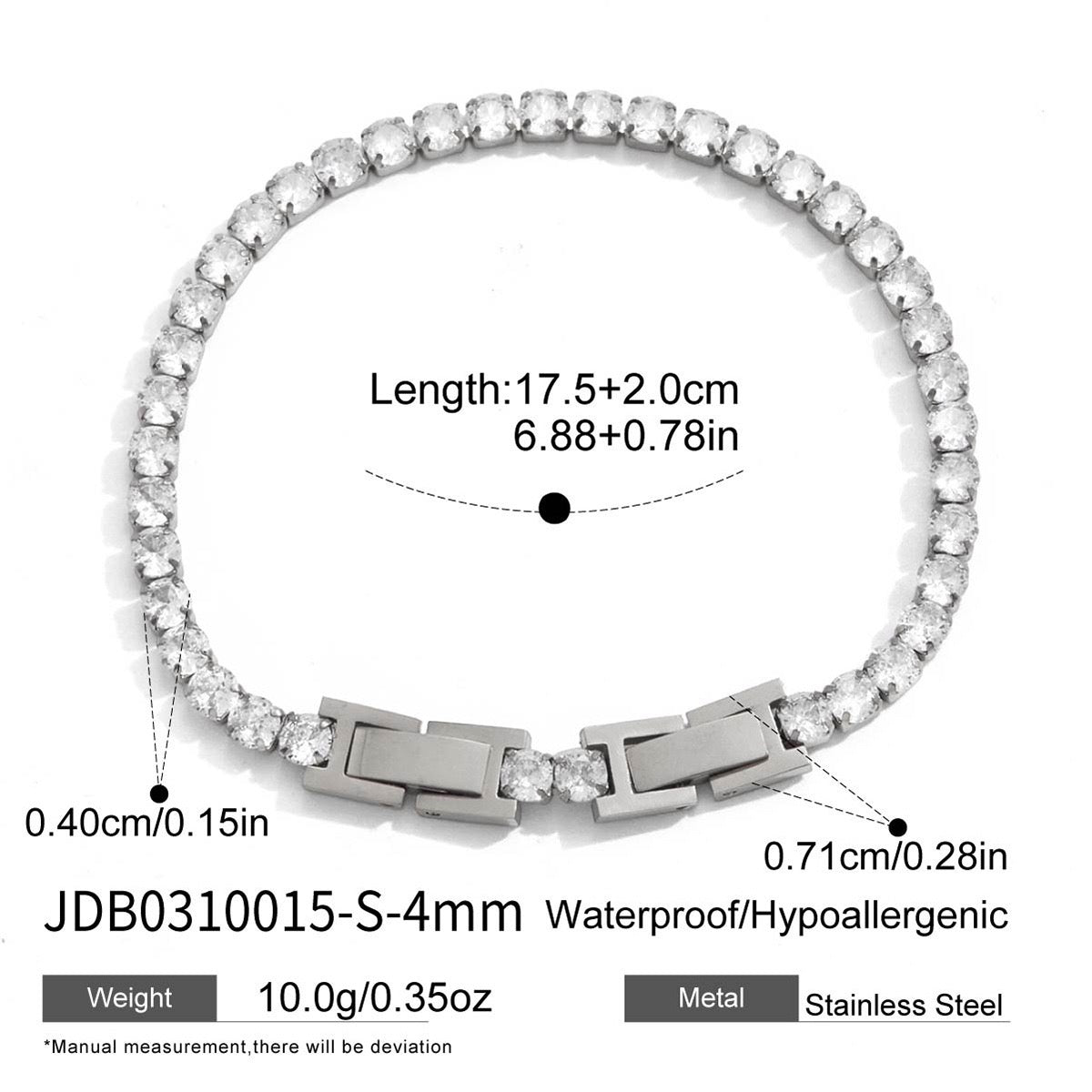Tennis rock bracelets