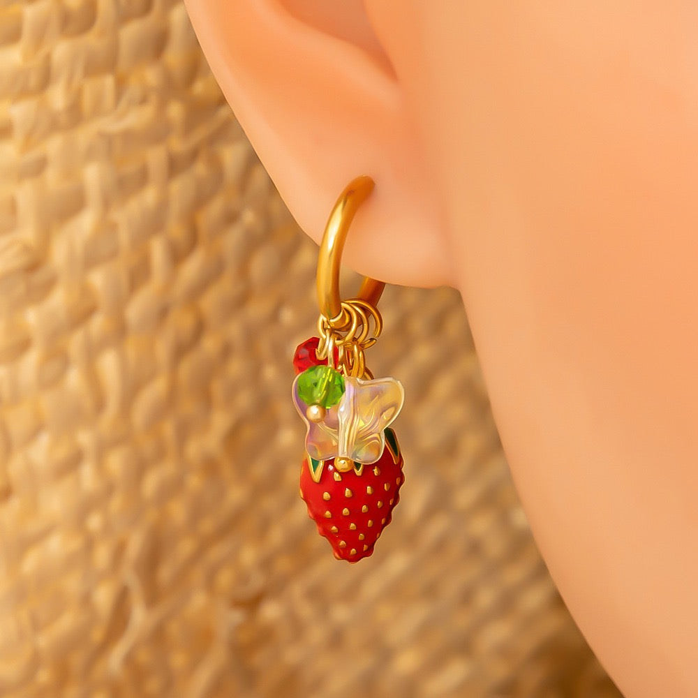 Pearly shell starfish earrings collection
