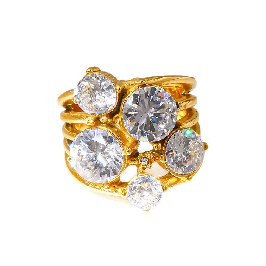 Valencia Zirconia Statement Ring