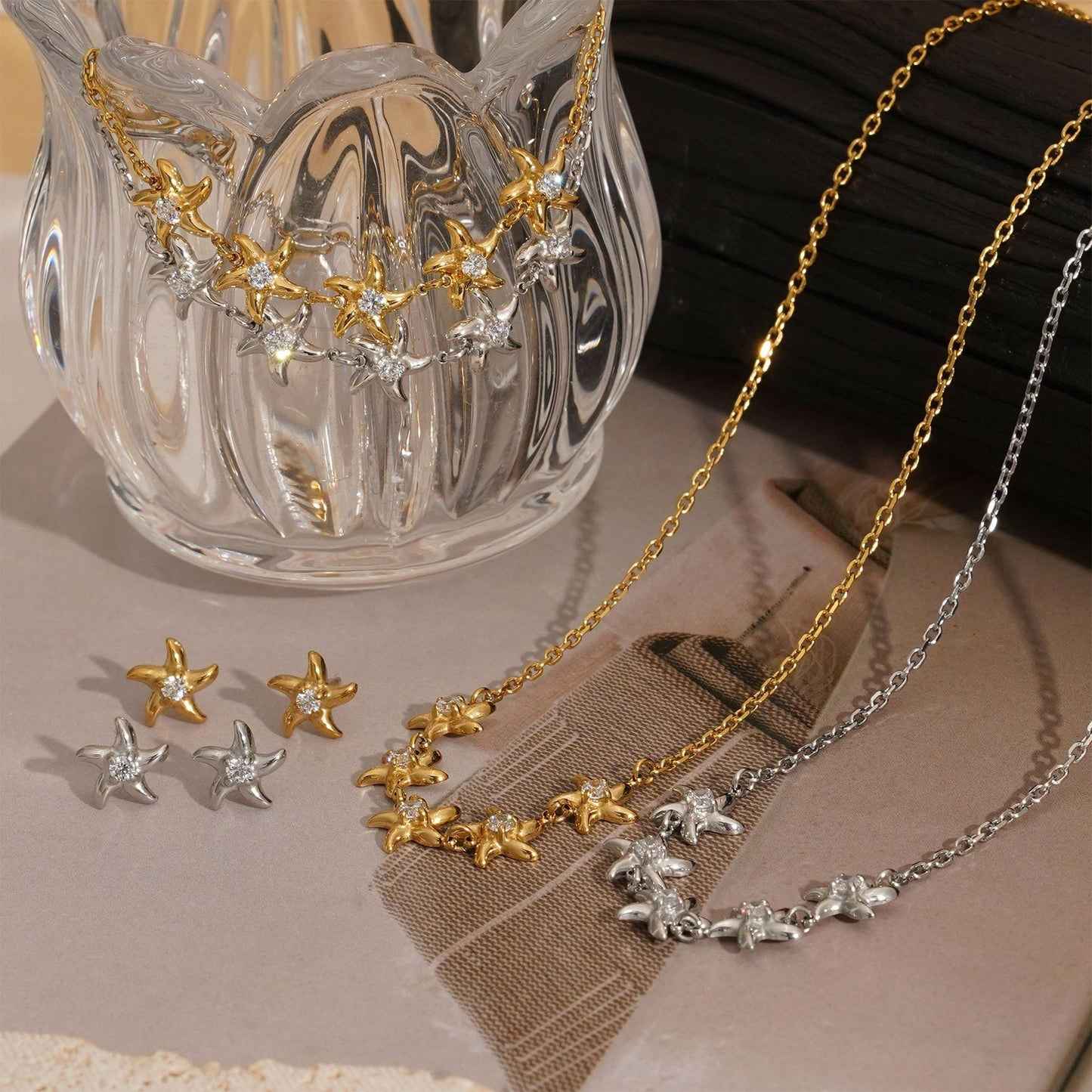 Dainty starfish set