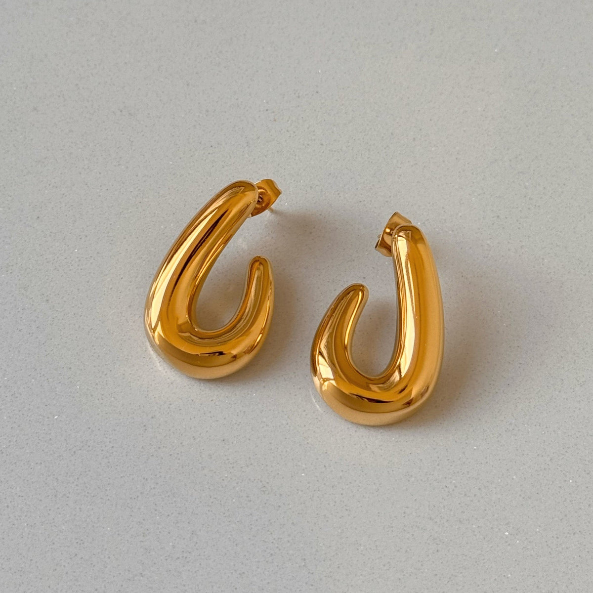 Texas square gate earrings