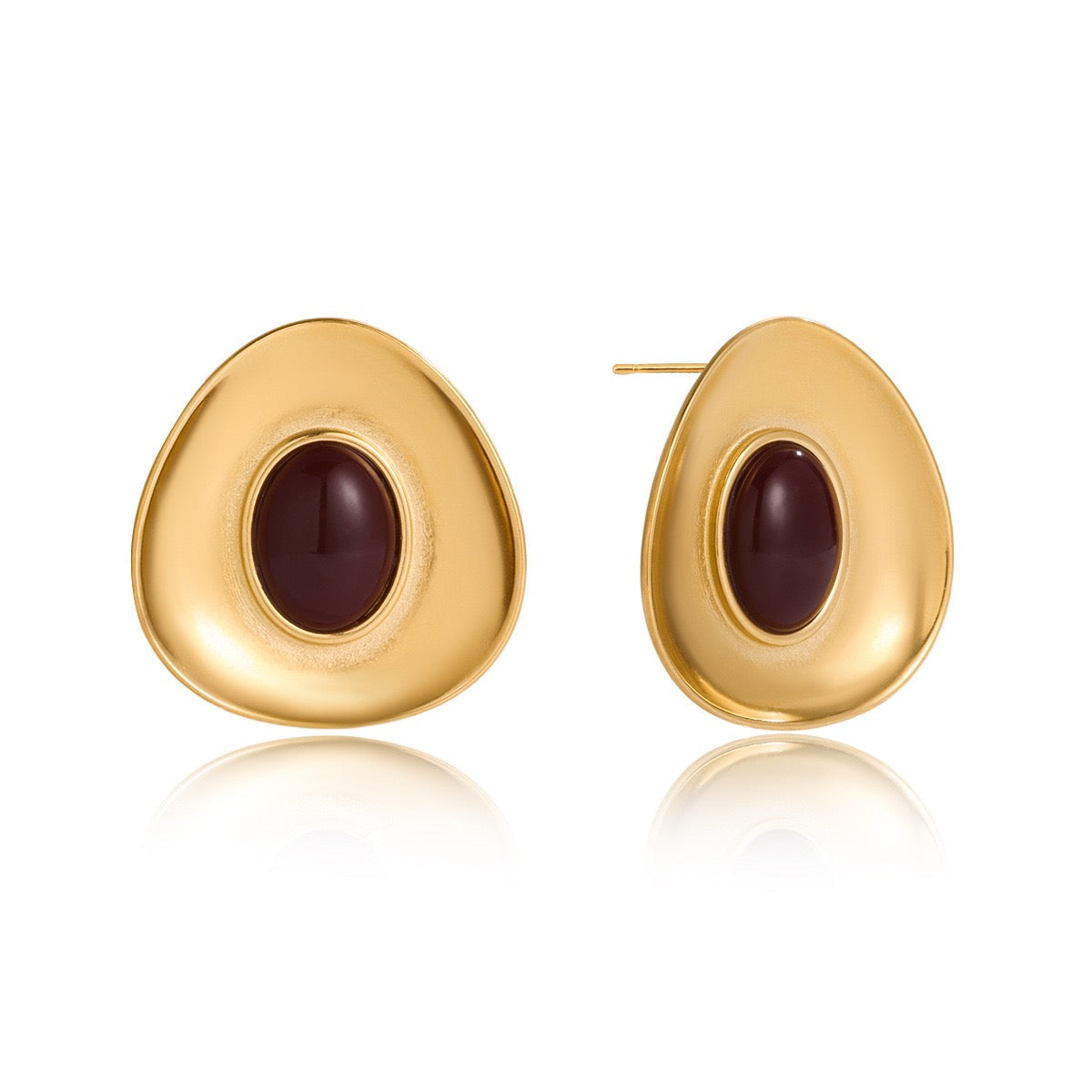 Red Gem earrings