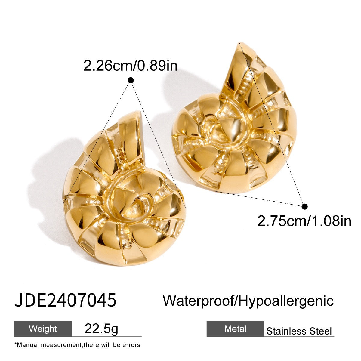 Louisa hoops abstract earrings
