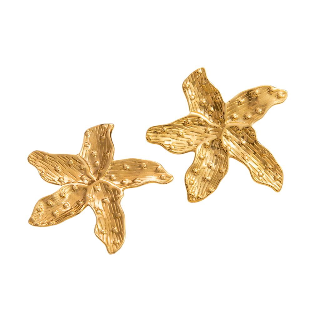Aspen Big sea starfish earrings