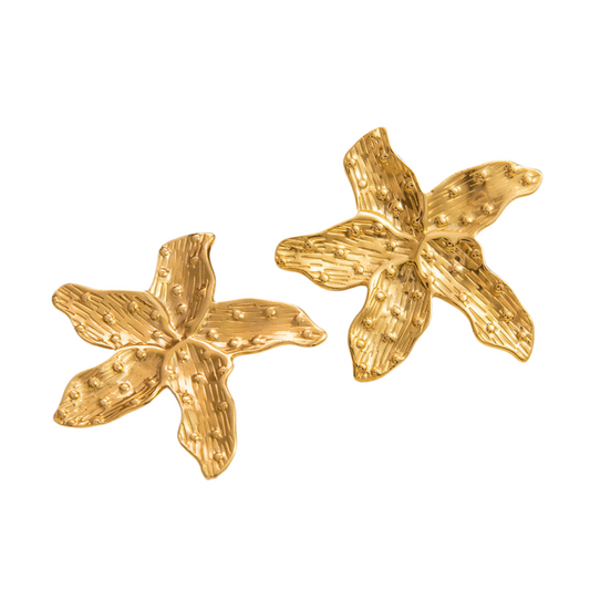 Aspen Big sea starfish earrings