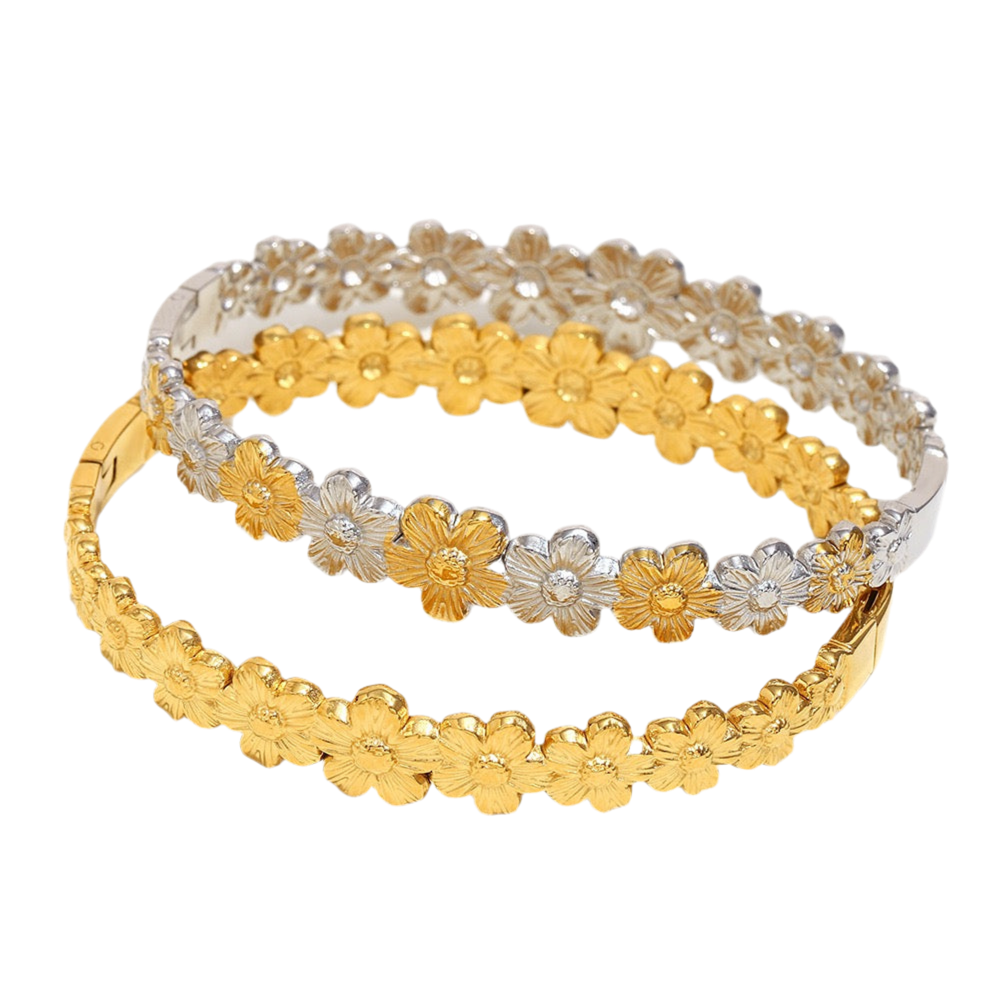 Daisy flower  bangle