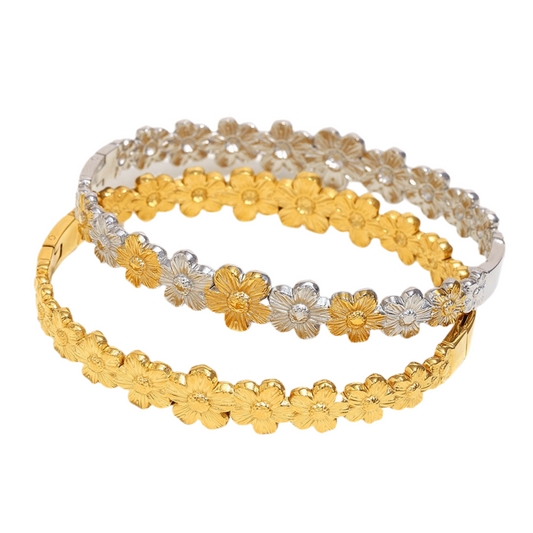 Daisy flower  bangle