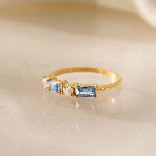 Blue band ring