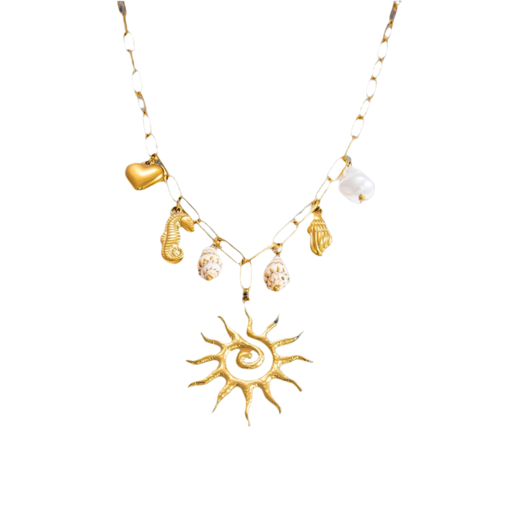 Bondi Helenah statement charm necklace