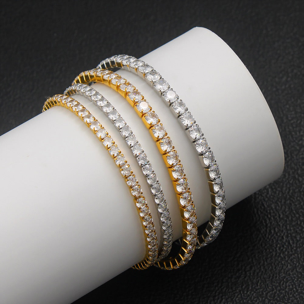 Tennis rock bracelets