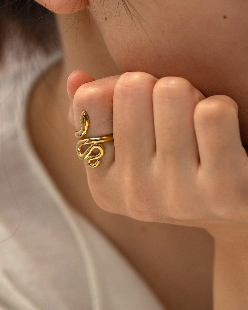 Tim Dainty snake ring