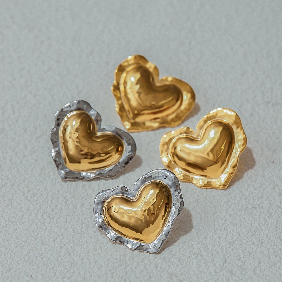 Louisa hoops abstract earrings