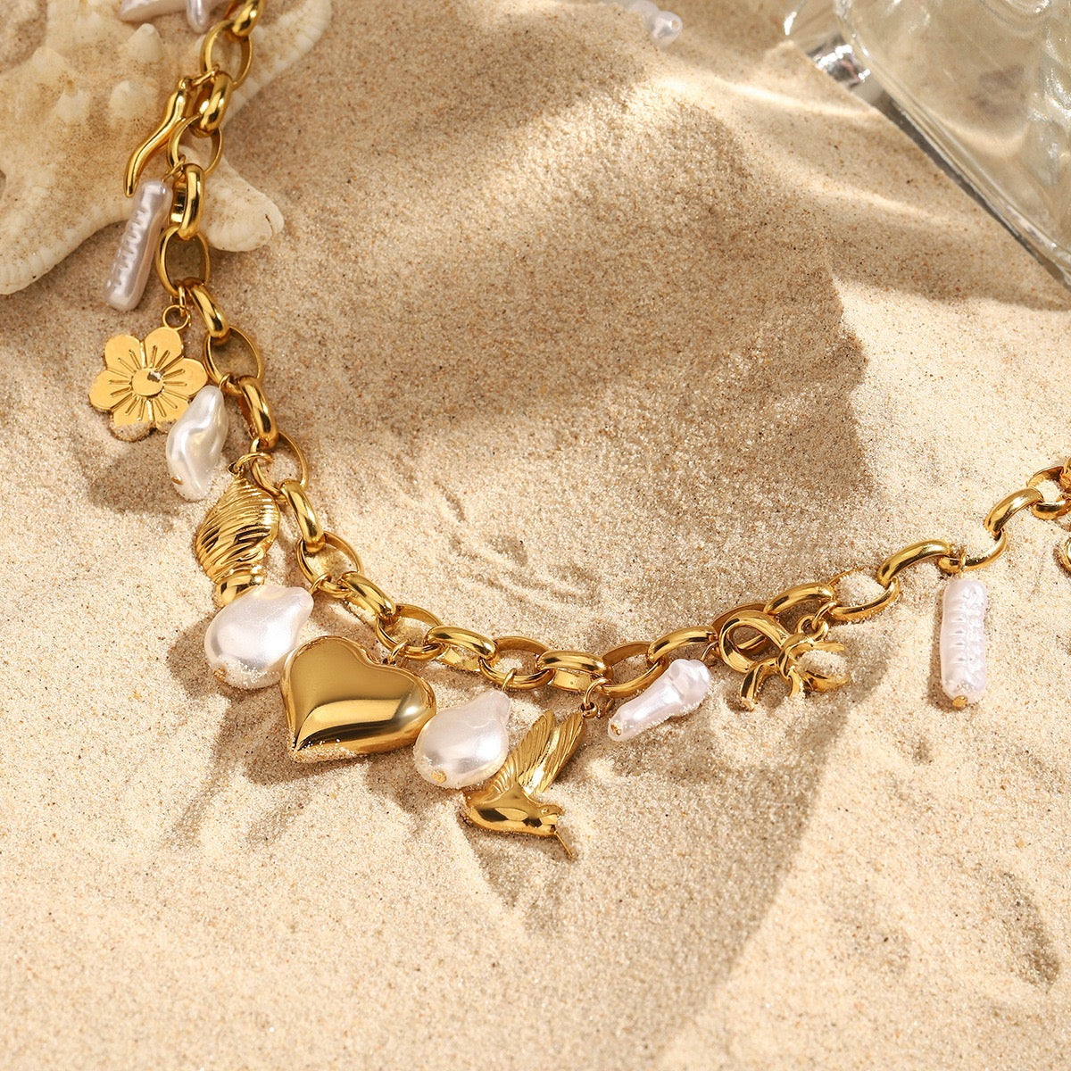 Summer Bondi charm necklaces