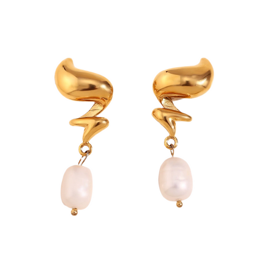 Demi Cloud pearl earrings
