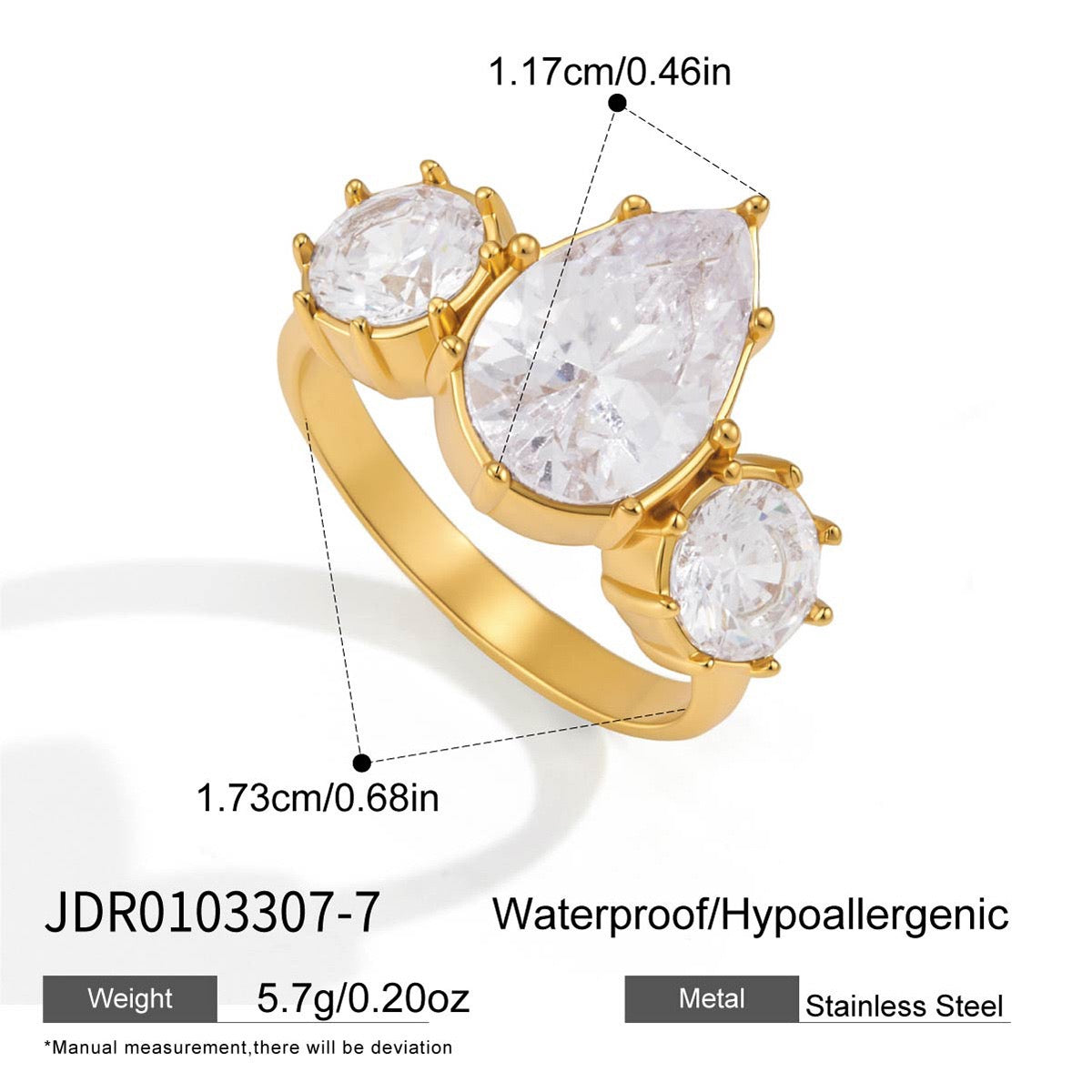 Valencia Zirconia Statement Ring