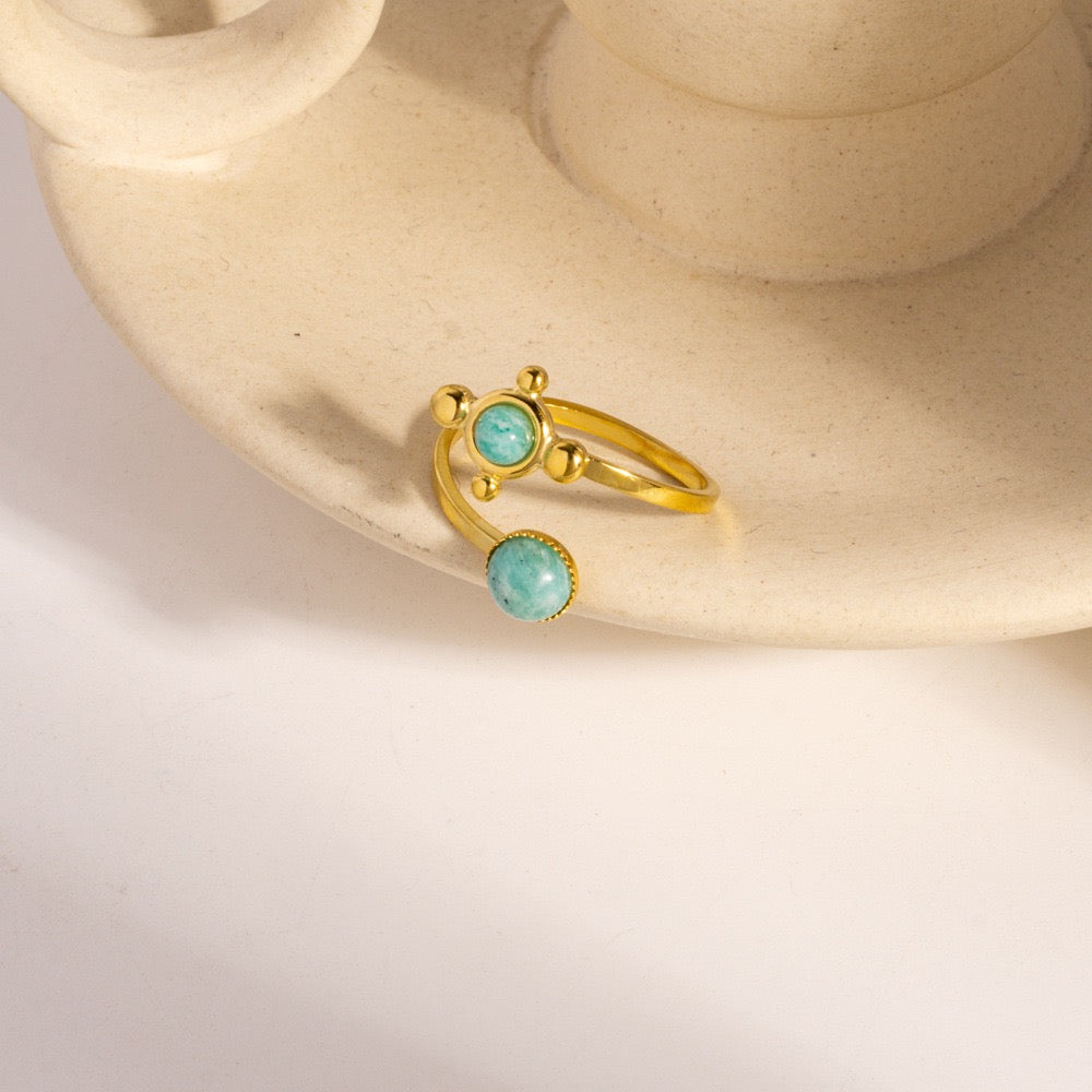 Shooting stars gem rings