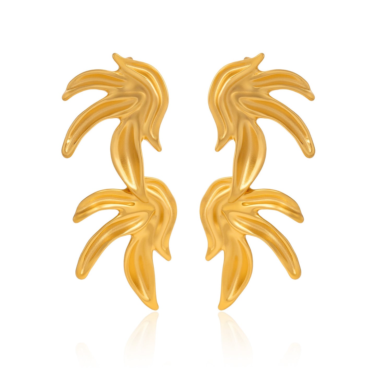 Seaweed earrings