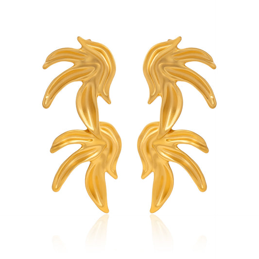 Seaweed earrings