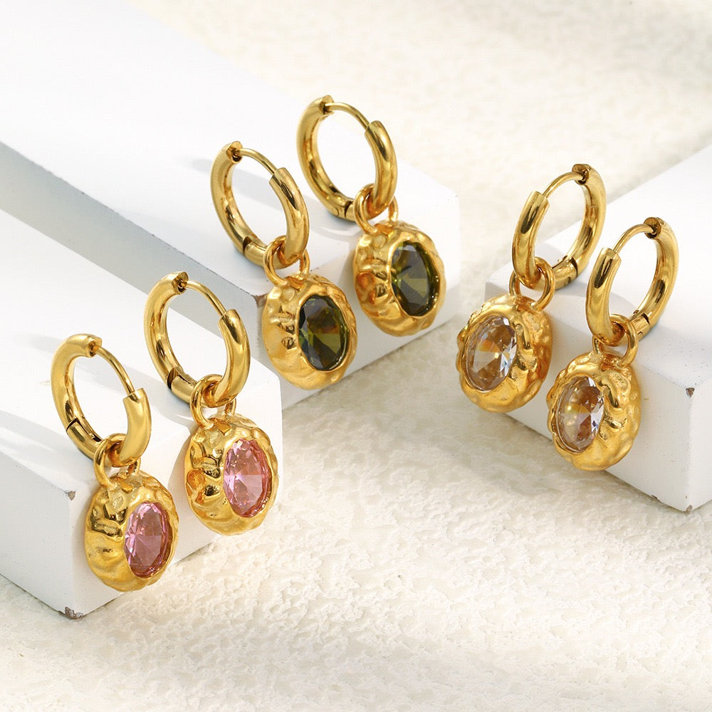 Sugar rock rainbow hoops