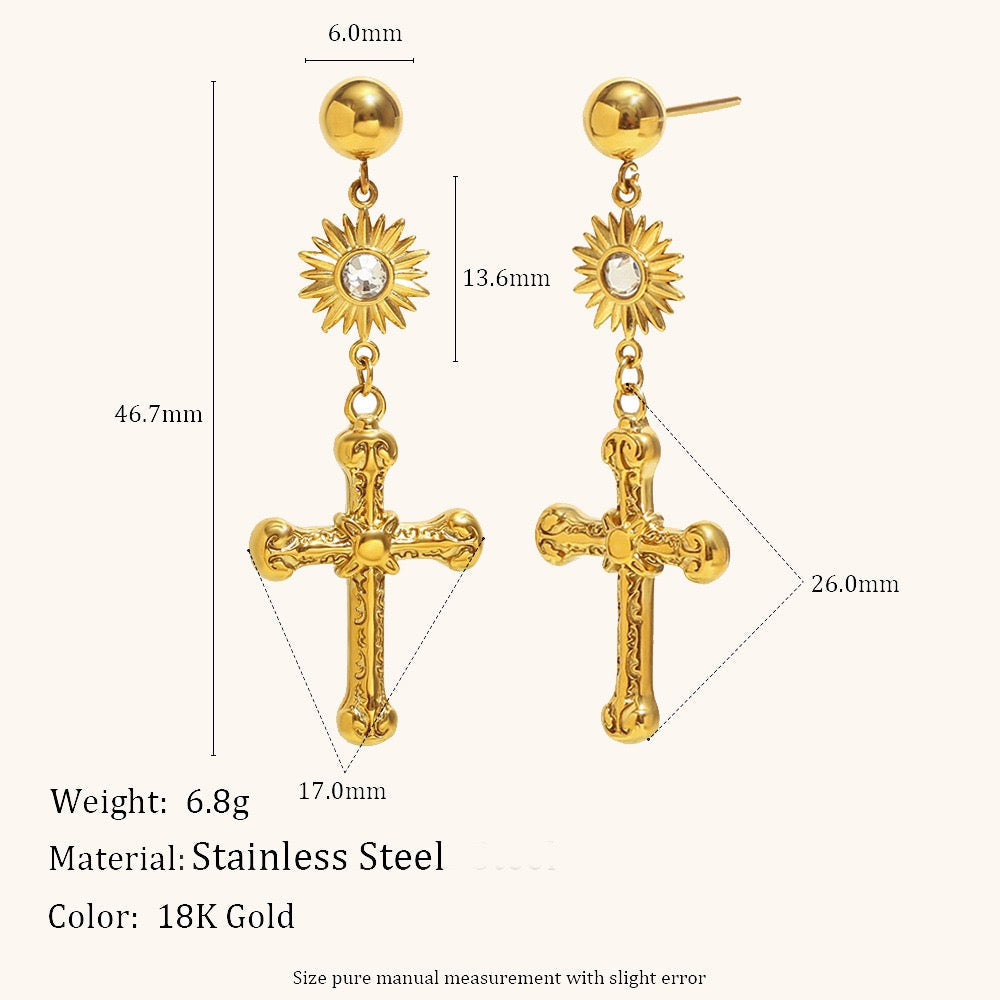 Cross pendant necklace