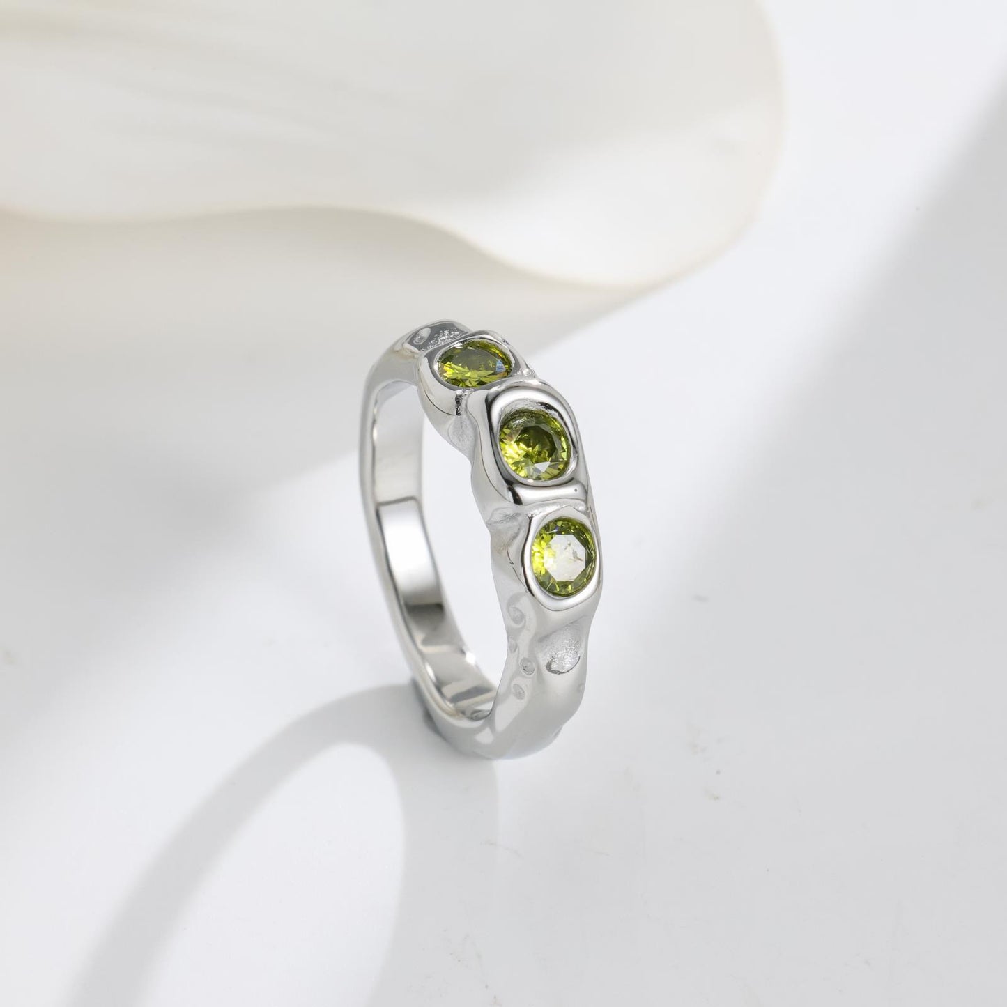Starry night rock rings
