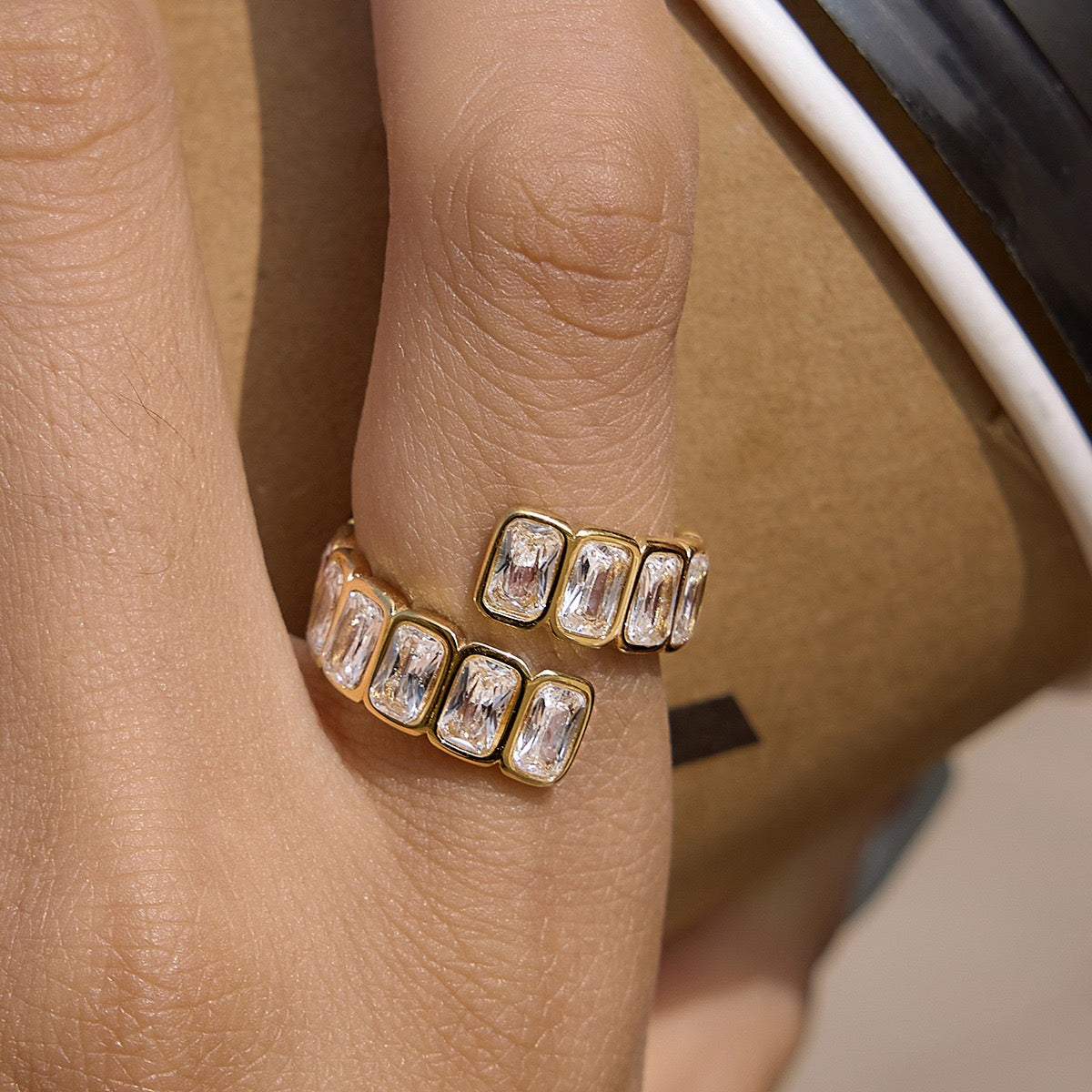Dorren Double star rings