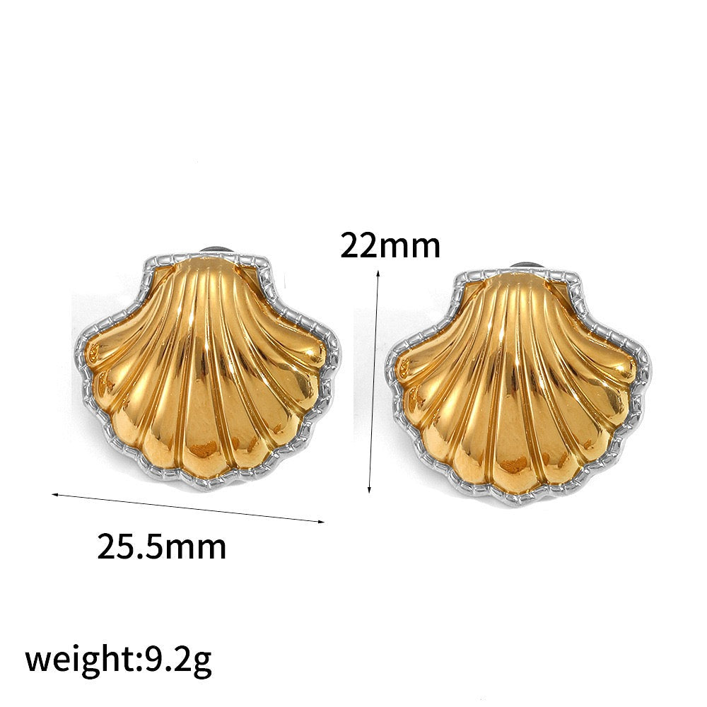 Louisa hoops abstract earrings
