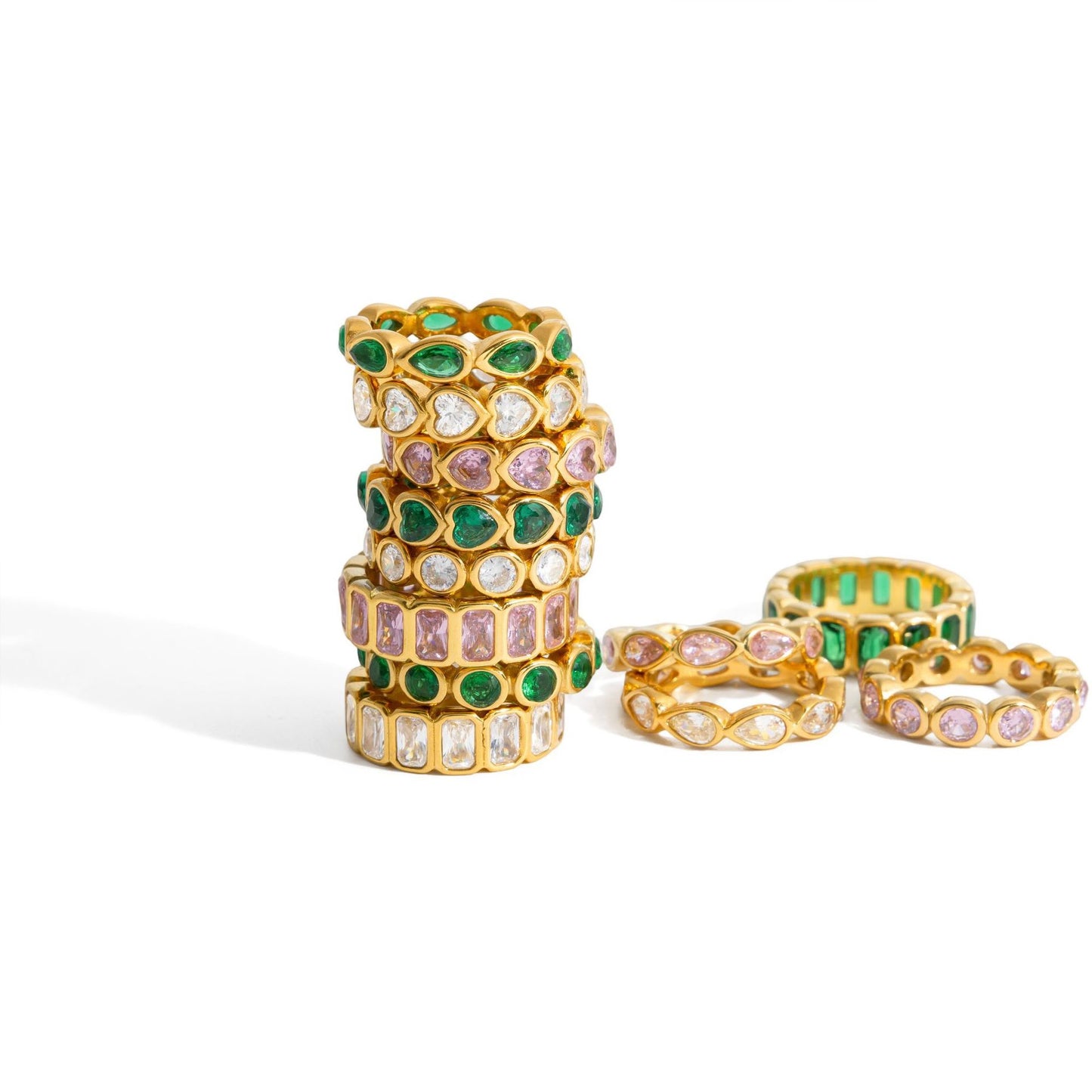 Rovia Gemstone Band Ring