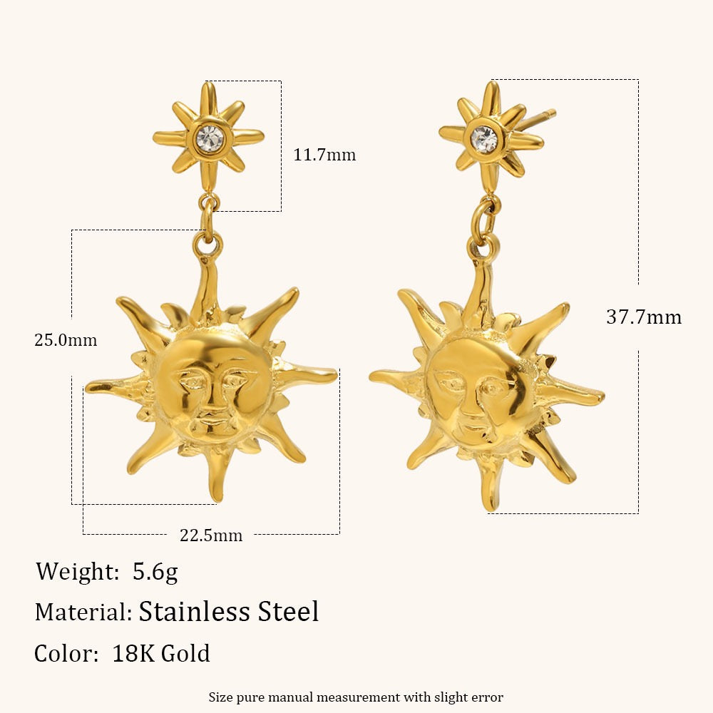 Sun earrings collection