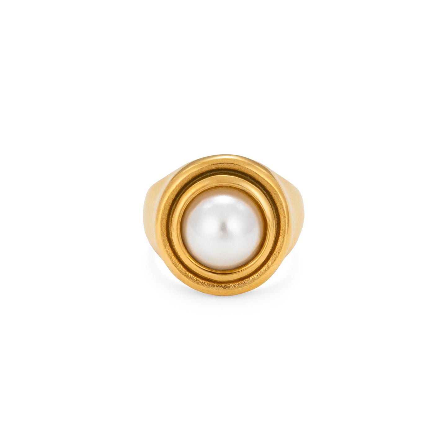 White pearly rings collection