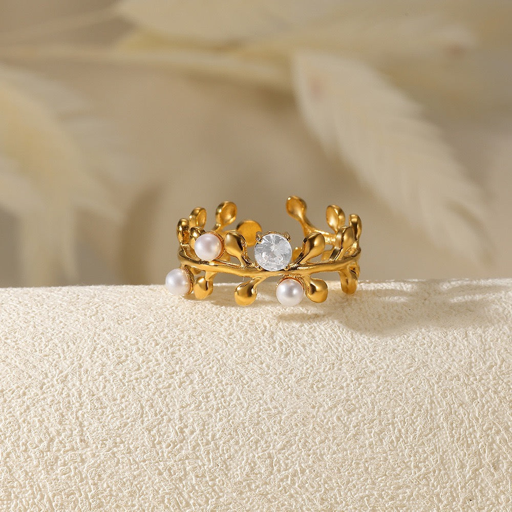 Pearly ocean starfish rings