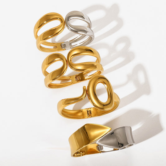 Huggie band bangles